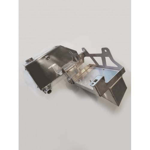 No Limit Fabrication - No Limit Fabrication No Limit Factory Replacement Aluminum Coolant Tank Polished 6.7 Power Stroke - 67FRCTP