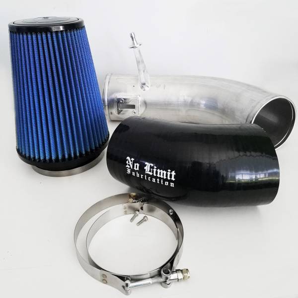 No Limit Fabrication - No Limit Fabrication 6.7 Cold Air Intake 11-16 Ford Super Duty Power Stroke Raw Oiled Filter Stage 2 - 67CAIRO