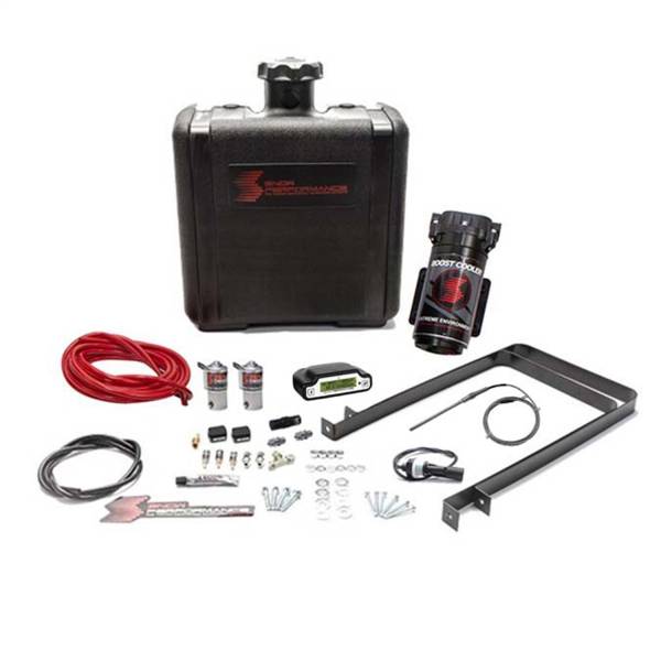 Nitrous Express - Nitrous Express Diesel Stage 3 Boost Cooler™ Water-Methanol Injection Kit RV Pusher (Red High Temp Nylon Tubing Quick-Connect Fittings) - SNO-560