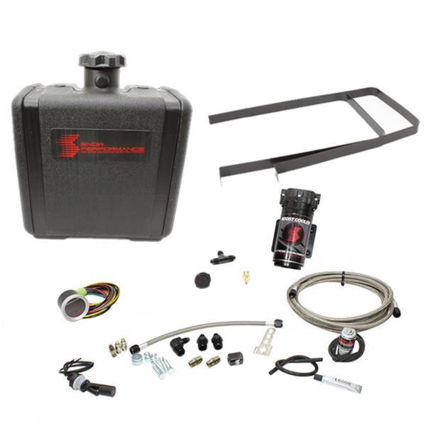 Nitrous Express - Nitrous Express Diesel Stage 2 Boost Cooler™ Water-Methanol Injection Kit Ford 7.3/6.0/6.4/6.7 Powerstroke (Stainless Steel Braided Line 4AN Fittings) - SNO-420-BRD