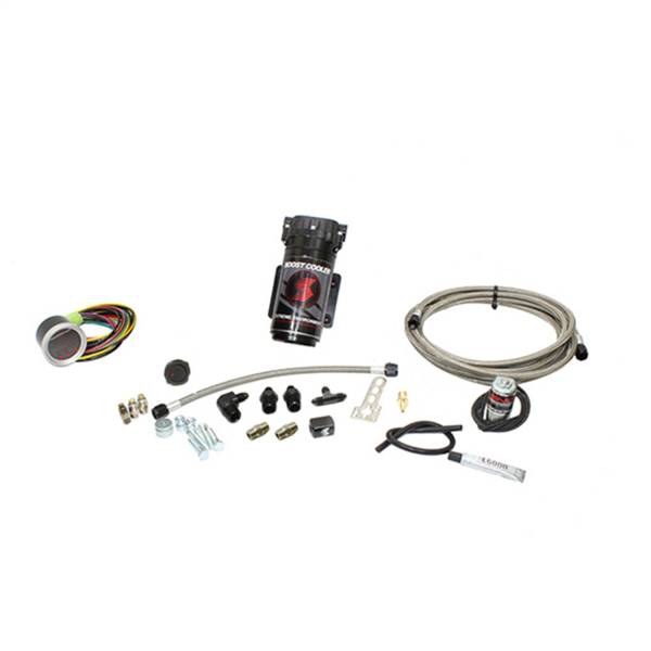 Nitrous Express - Nitrous Express Diesel Stage 2 Boost Cooler™ Water-Methanol Injection Kit Ford 7.3/6.0/6.4/6.7 Powerstroke (Stainless Steel Braided Line 4AN Fittings) - SNO-420-BRD-T