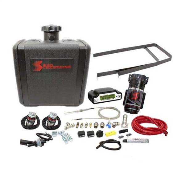 Nitrous Express - Nitrous Express Diesel Stage 3 Boost Cooler™ Water-Methanol Injection Kit Universal (Red High Temp Nylon Tubing Quick-Connect Fittings) - SNO-50100