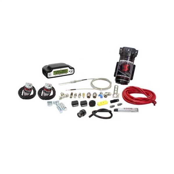 Nitrous Express - Nitrous Express Diesel Stage 3 Boost Cooler™ Water-Methanol Injection Kit Universal (Red High Temp Nylon Tubing Quick-Connect Fittings) - SNO-50100-T