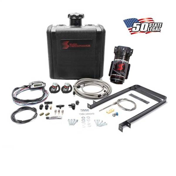 Nitrous Express - Nitrous Express Diesel Stage 3 Boost Cooler™ Water-Methanol Injection Kit Universal (Stainless Steel Braided Line 4AN Fittings) - SNO-50100-BRD