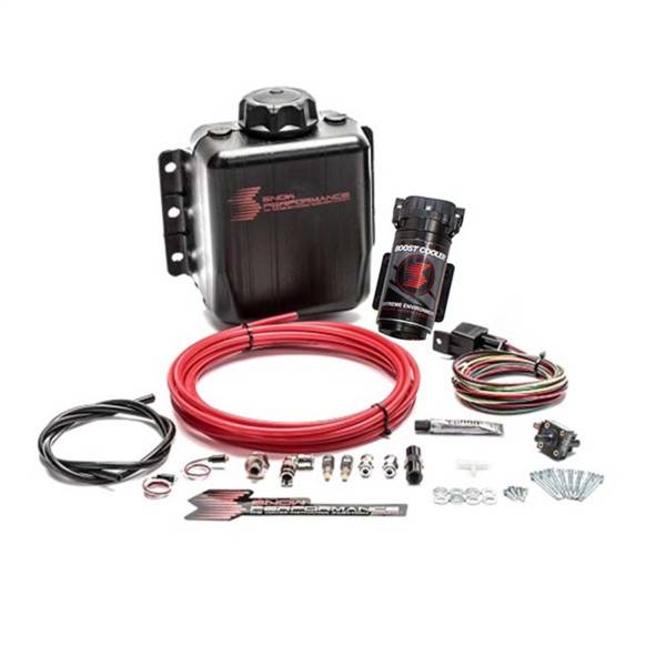 Nitrous Express - Nitrous Express Diesel Stage 1 Boost Cooler™ Water-Methanol Injection Kit (Red High Temp Nylon Tubing Quick-Connect Fittings) - SNO-301