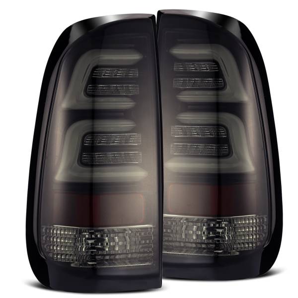 AlphaRex - AlphaRex 97-03 Ford F150 LED Taillights Jet Black - 654010