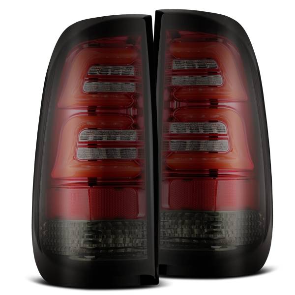 AlphaRex - AlphaRex 97-03 Ford F150 LED Taillights Red Smoke - 654020
