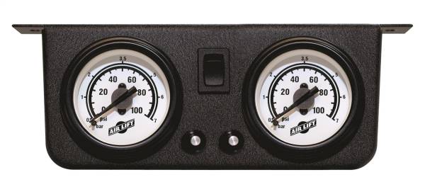 Air Lift - Air Lift Dual Gauge Panel Assembly for 25812 - 26159