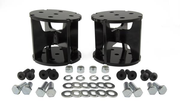 Air Lift - Air Lift Air Lift Company now offers sets of Universal Air Spring Spacers,  specifically designed to enable drivers of lifted pickups to add air suspension applications to their vehicles. Available in a 4in. - 52445