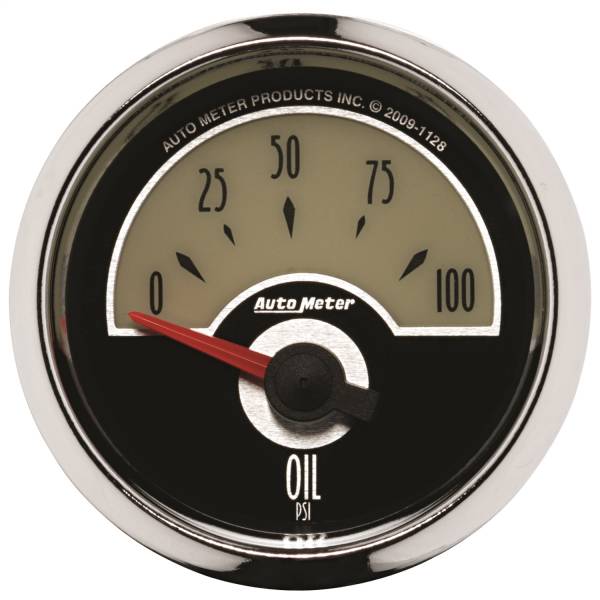 AutoMeter - AutoMeter 2-1/16in. OIL PRESSURE,  0-100 PSI - 1128