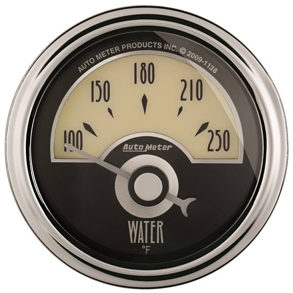AutoMeter - AutoMeter 2-1/16in. WATER TEMPERATURE,  100-250 deg.F - 1136