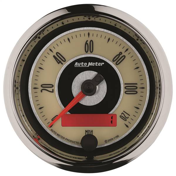 AutoMeter - AutoMeter 3-3/8in. SPEEDOMETER,  0-120 MPH - 1186