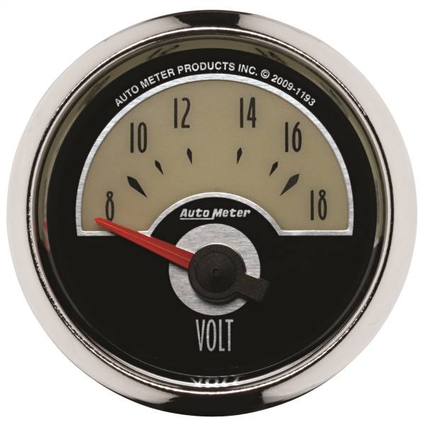 AutoMeter - AutoMeter 2-1/16in. VOLTMETER,  8-18V - 1193