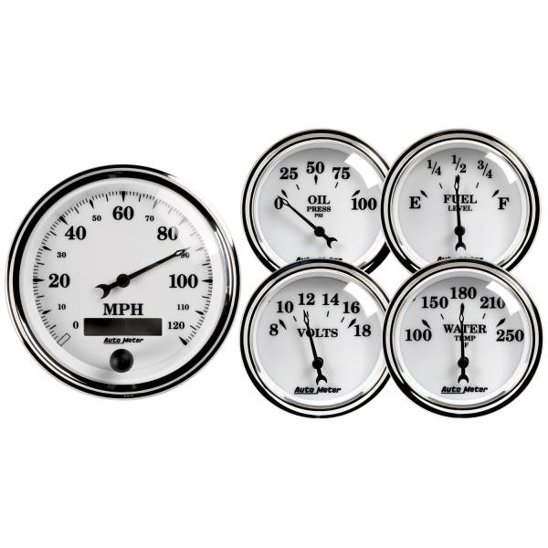 AutoMeter - AutoMeter 5 PC. GAUGE KIT,  3-3/8in./2-1/16in. - 1200