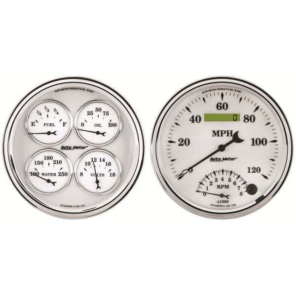 AutoMeter - AutoMeter 2 PC. GAUGE KIT,  5in. QUAD/SPEEDOMETER - 1203