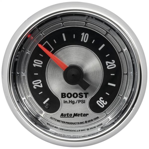 AutoMeter - AutoMeter 2-1/16in. BOOST/VACUUM,  30 IN HG/30 PSI - 1208