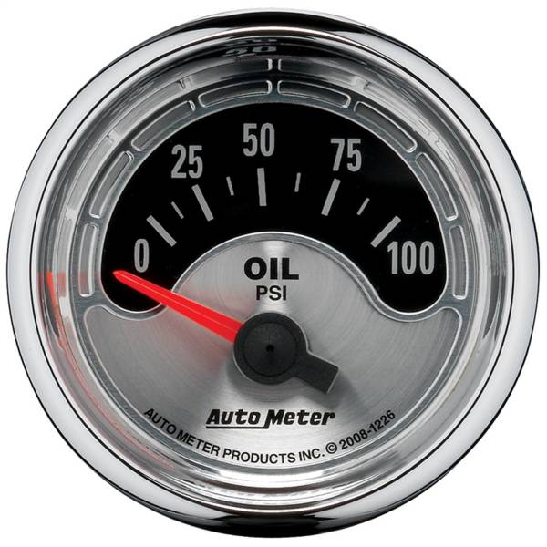 AutoMeter - AutoMeter 2-1/16in. OIL PRESSURE,  0-100 PSI - 1226