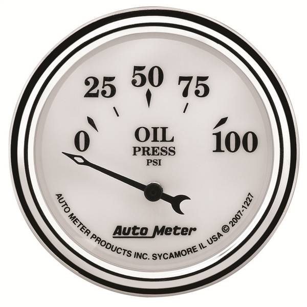 AutoMeter - AutoMeter 2-1/16in. OIL PRESSURE,  0-100 PSI - 1227