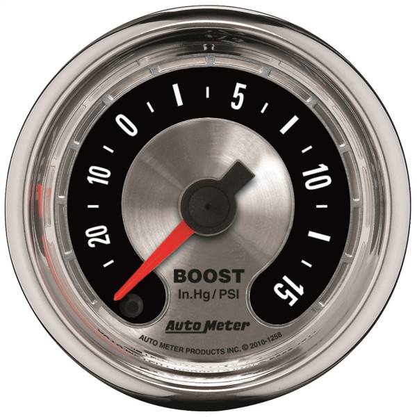 AutoMeter - AutoMeter 2-1/16in. BOOST/VACUUM,  30 IN HG/15 PSI - 1258