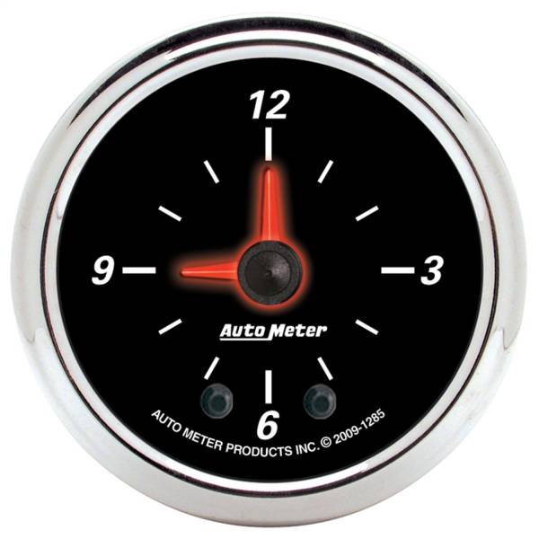 AutoMeter - AutoMeter 2-1/16in. CLOCK,  12 HOUR - 1285