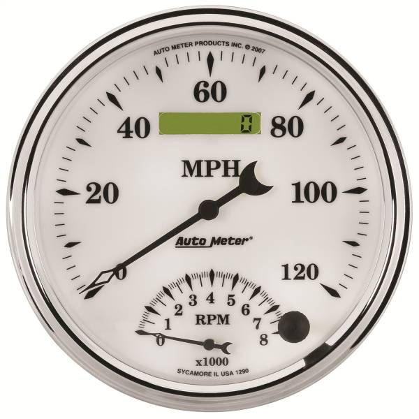 AutoMeter - AutoMeter 5in. TACHOMETER/SPEEDOMETER COMBO,  8K RPM/120 MPH - 1290