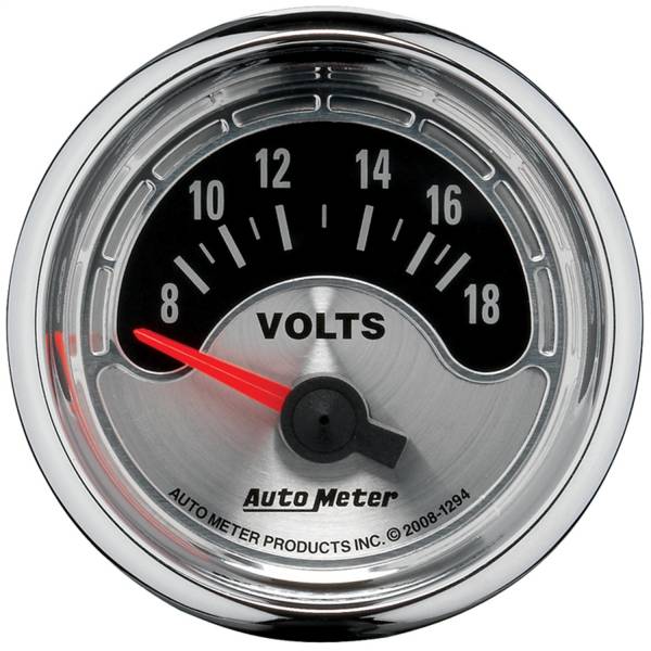 AutoMeter - AutoMeter 2-1/16in. VOLTMETER,  8-18V - 1294