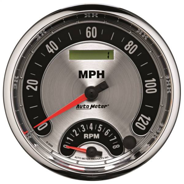 AutoMeter - AutoMeter 5in. TACHOMETER/SPEEDOMETER COMBO,  8K RPM/120 MPH - 1295