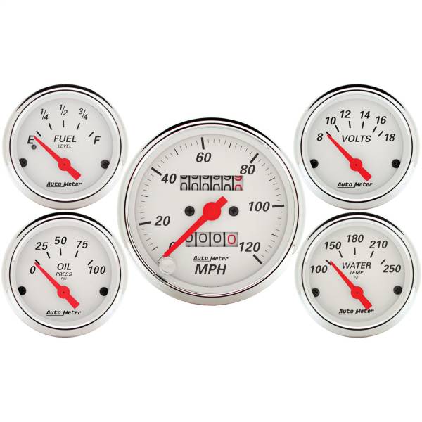 AutoMeter - AutoMeter 5 PC. GAUGE KIT,  3-1/8in./2-1/16in. - 1300