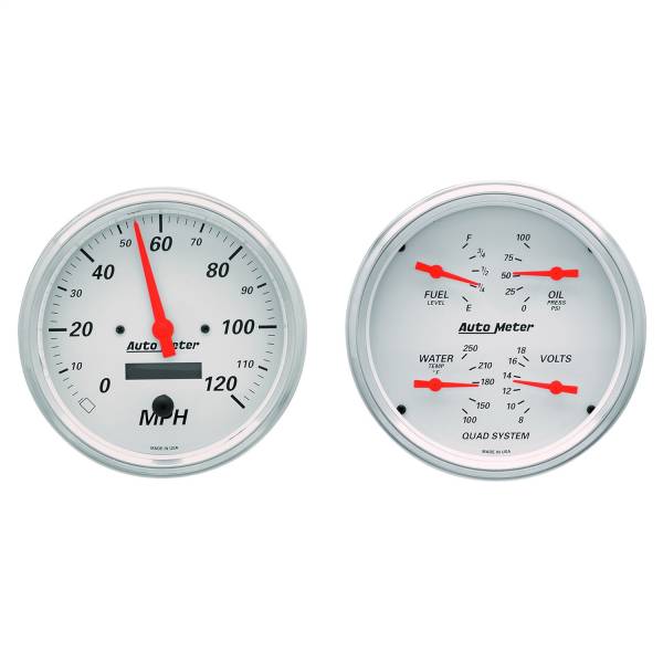 AutoMeter - AutoMeter 2 PC. GAUGE KIT,  5in. QUAD/SPEEDOMETER - 1303