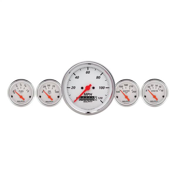 AutoMeter - AutoMeter 5 PC. GAUGE KIT,  3-3/8in./2-1/16in. - 1340