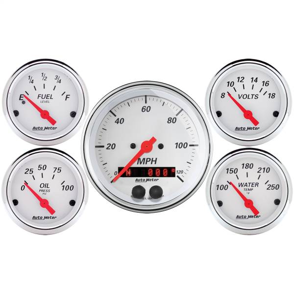 AutoMeter - AutoMeter 5 PC. GAUGE KIT,  3-3/8in./2-1/16in. - 1350