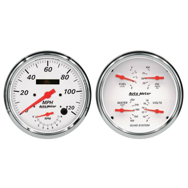 AutoMeter - AutoMeter 2 PC. GAUGE KIT,  5in. QUAD/TACH/SPEEDO - 1352