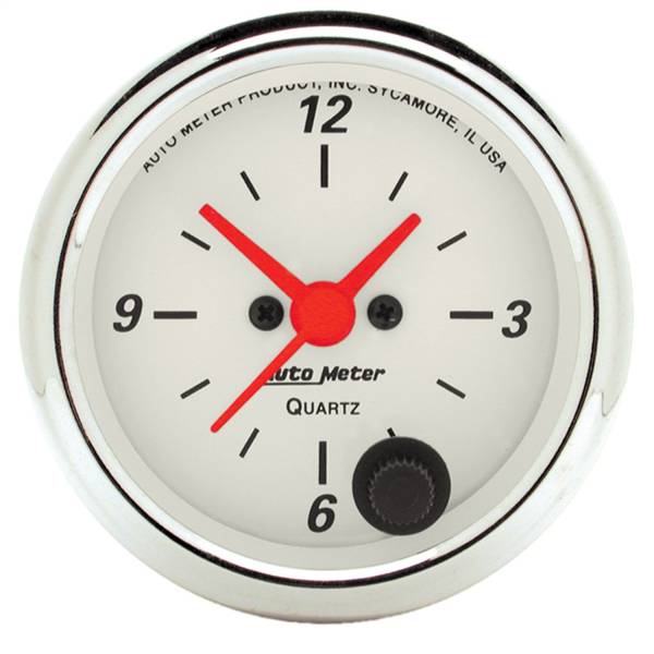 AutoMeter - AutoMeter 2-1/16in. CLOCK,  12 HOUR - 1385