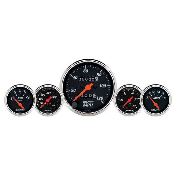 AutoMeter - AutoMeter 5 PC. GAUGE KIT,  3-1/8in./2-1/16in. - 1411