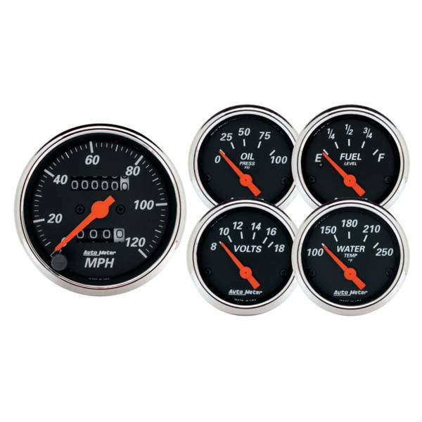 AutoMeter - AutoMeter 5 PC. GAUGE KIT,  3-1/8in./2-1/16in. - 1420