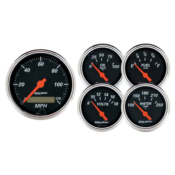 AutoMeter - AutoMeter 5 PC. GAUGE KIT,  3-1/8in./2-1/16in. - 1421