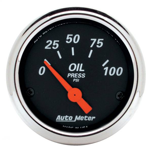 AutoMeter - AutoMeter 2-1/16in. OIL PRESSURE,  0-100 PSI - 1426