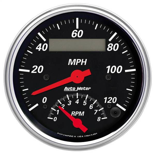 AutoMeter - AutoMeter 3-3/8in. TACHOMETER/SPEEDOMETER COMBO,  8K RPM/120 MPH - 1481