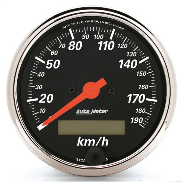 AutoMeter - AutoMeter 3-1/8in. SPEEDOMETER,  0-190 KPH - 1487-M