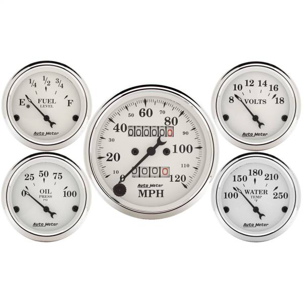 AutoMeter - AutoMeter 5 PC. GAUGE KIT,  3-1/8in./2-1/16in. - 1601