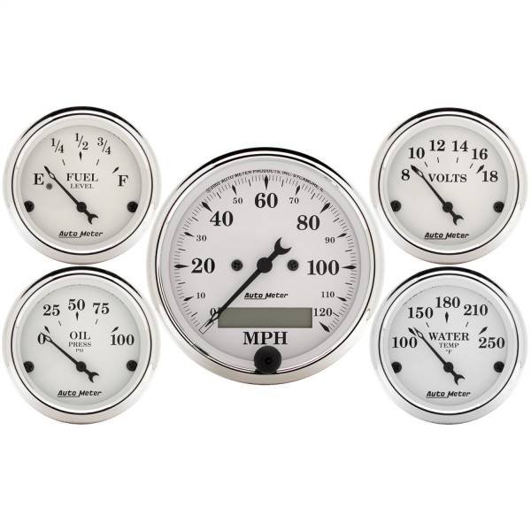 AutoMeter - AutoMeter 5 PC. GAUGE KIT,  3-1/8in./2-1/16in. - 1602
