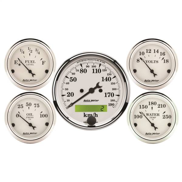 AutoMeter - AutoMeter 5 PC. GAUGE KIT,  3-1/8in./2-1/16in. - 1602-M