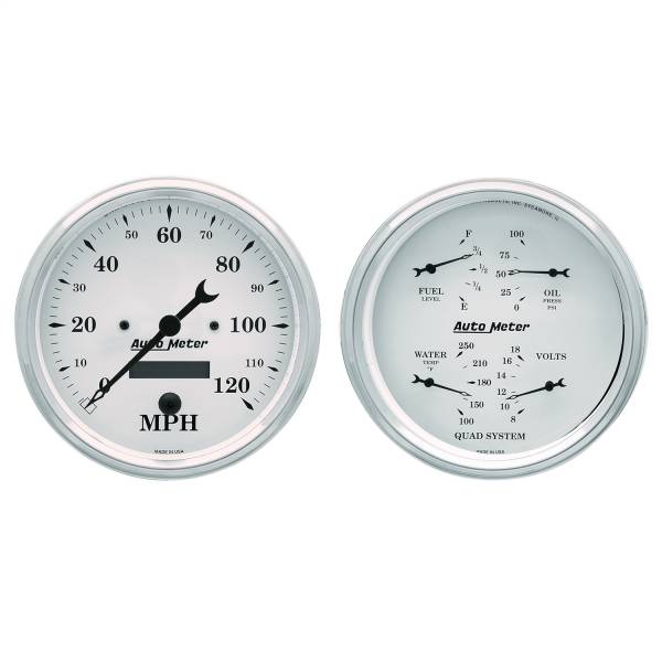 AutoMeter - AutoMeter 2 PC. GAUGE KIT,  5in. QUAD/SPEEDOMETER - 1603