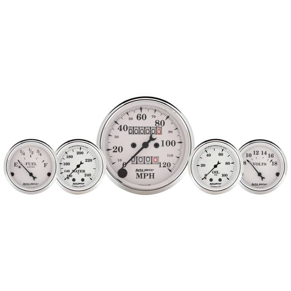 AutoMeter - AutoMeter 5 PC. GAUGE KIT,  3-1/8in./2-1/16in. - 1611