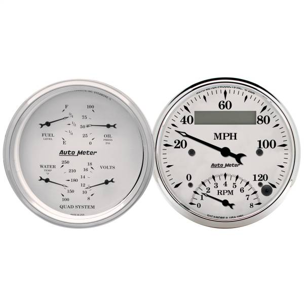 AutoMeter - AutoMeter 2 PC. GAUGE KIT,  3-3/8in. QUAD/TACH/SPEEDO - 1620