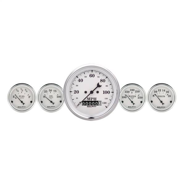 AutoMeter - AutoMeter 5 PC. GAUGE KIT,  3-3/8in./2-1/16in. - 1640