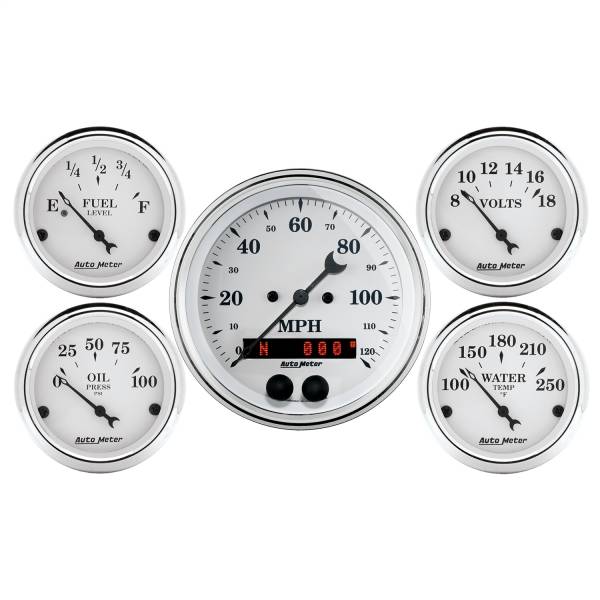 AutoMeter - AutoMeter 5 PC. GAUGE KIT,  3-3/8in./2-1/16in. - 1650