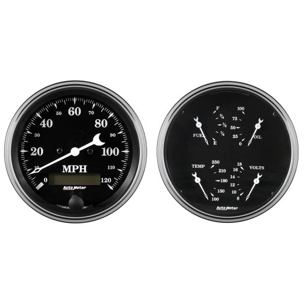 AutoMeter - AutoMeter 2 PC. GAUGE KIT,  5in. QUAD/SPEEDOMETER - 1703