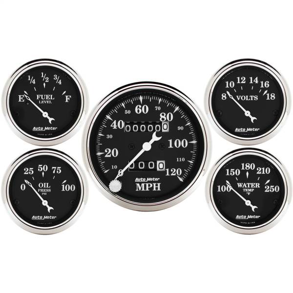AutoMeter - AutoMeter 5 PC. GAUGE KIT,  3-1/8in./2-1/16in. - 1708