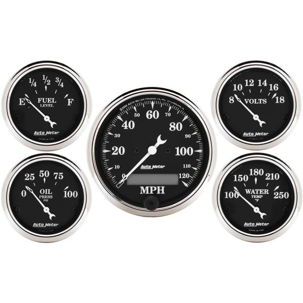 AutoMeter - AutoMeter 5 PC. GAUGE KIT,  3-1/8in./2-1/16in. - 1709